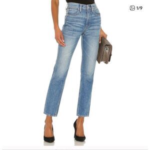 SLVRLAKE Virginia Slim Cropped High Rise Jeans In Sweet Things